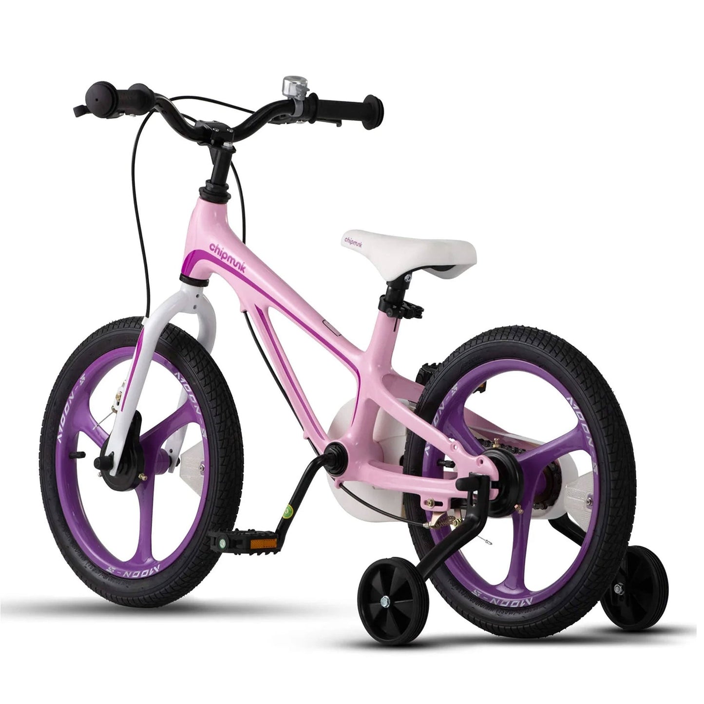 RoyalBaby Moon - 5 14" Magnesium Alloy Kids Bicycle with Training Wheels, Pink - Angler's Pro Tackle & Outdoors