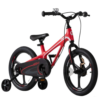 RoyalBaby Moon - 5 14" Magnesium Alloy Kids Bicycle with Training Wheels, Red - Angler's Pro Tackle & Outdoors