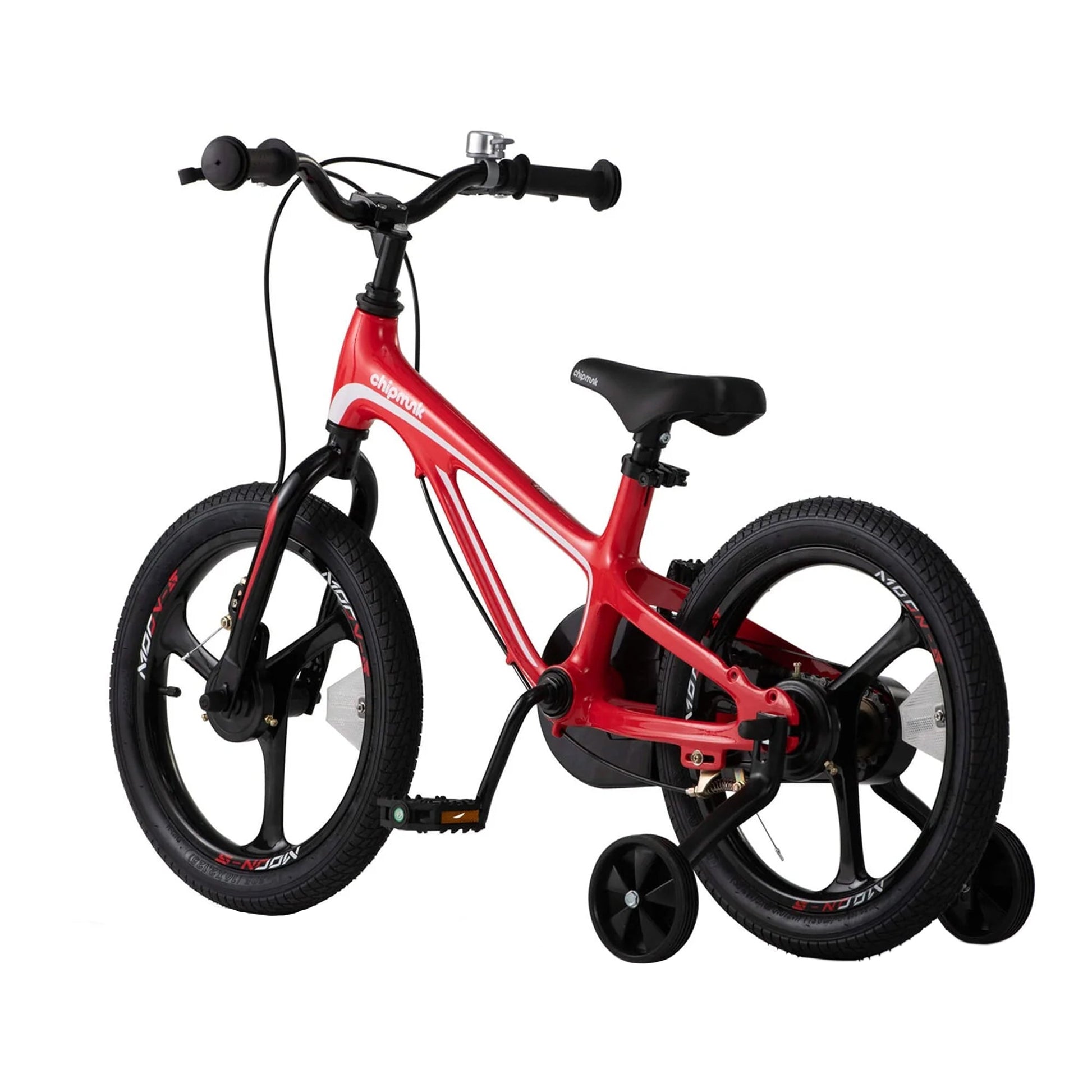 RoyalBaby Moon - 5 14" Magnesium Alloy Kids Bicycle with Training Wheels, Red - Angler's Pro Tackle & Outdoors