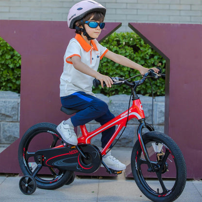 RoyalBaby Moon - 5 14" Magnesium Alloy Kids Bicycle with Training Wheels, Red - Angler's Pro Tackle & Outdoors