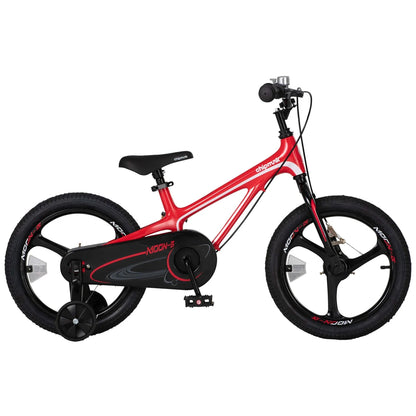 RoyalBaby Moon - 5 14" Magnesium Alloy Kids Bicycle with Training Wheels, Red - Angler's Pro Tackle & Outdoors