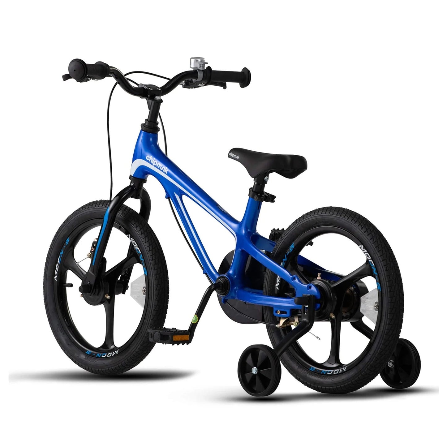 RoyalBaby Moon - 5 16" Magnesium Kids Bicycle w/Training Wheels & Kickstand, Blue - Angler's Pro Tackle & Outdoors