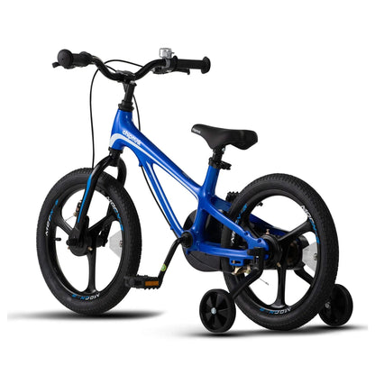 RoyalBaby Moon - 5 16" Magnesium Kids Bicycle w/Training Wheels & Kickstand, Blue - Angler's Pro Tackle & Outdoors