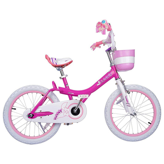 RoyalBaby Princess Girl Kids Outdoor Bicycle 18" with Kickstand, Bunny/Fuchsia - Angler's Pro Tackle & Outdoors