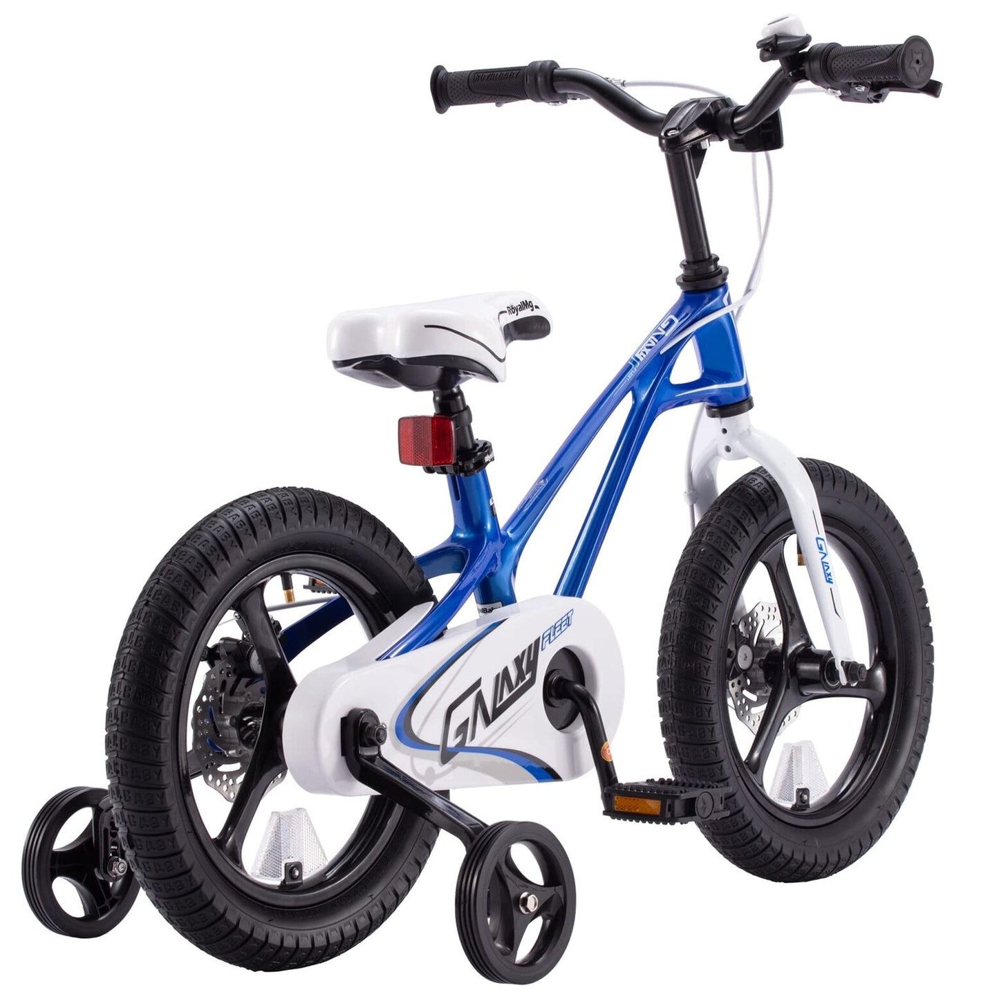 RoyalBaby RoyalMg Galaxy Fleet 14 Inch Kids Bicycle with Training Wheels, Blue - Angler's Pro Tackle & Outdoors