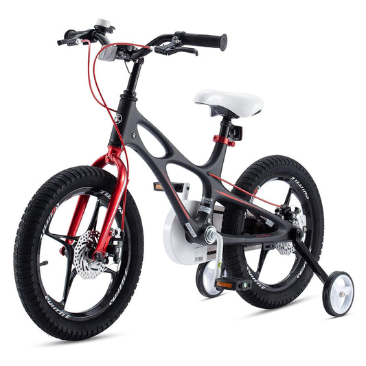 RoyalBaby Space Shuttle 14" Magnesium Alloy Kids Bicycle w/2 Disc Brakes, Black - Angler's Pro Tackle & Outdoors