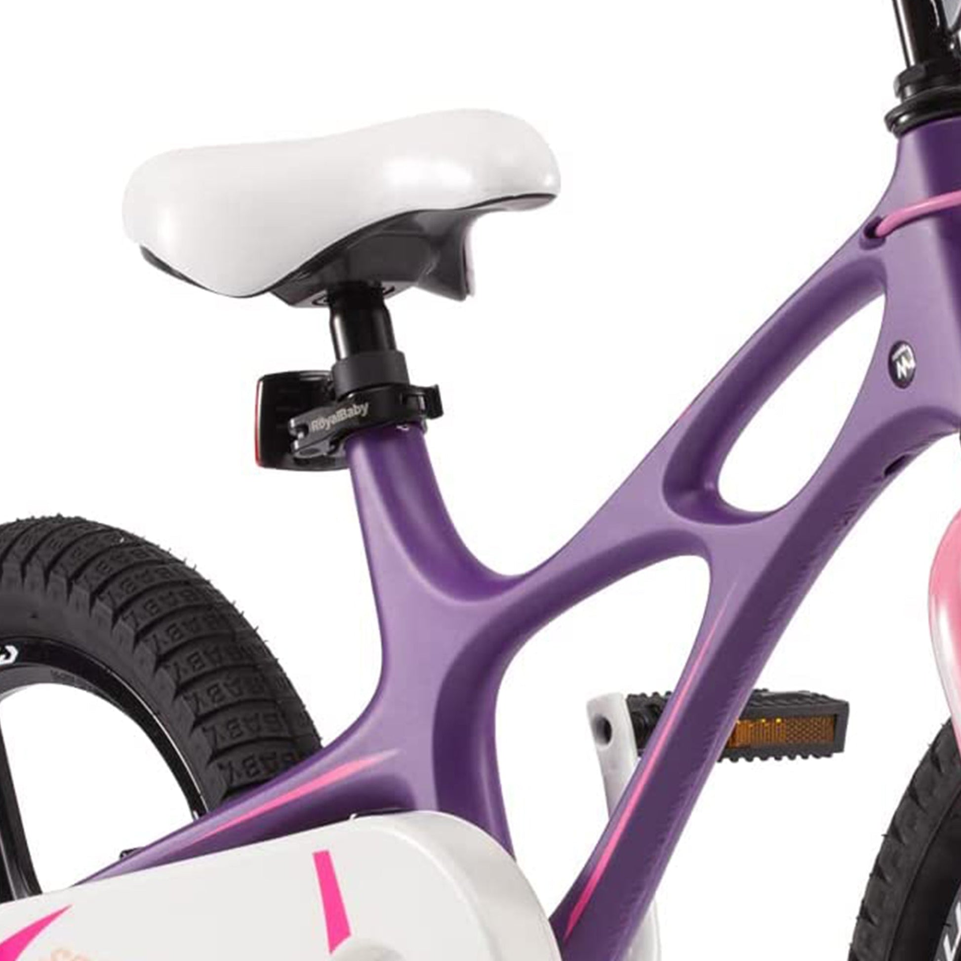 RoyalBaby Space Shuttle 14" Magnesium Alloy Kids Bike w/Training Wheels, Purple - Angler's Pro Tackle & Outdoors