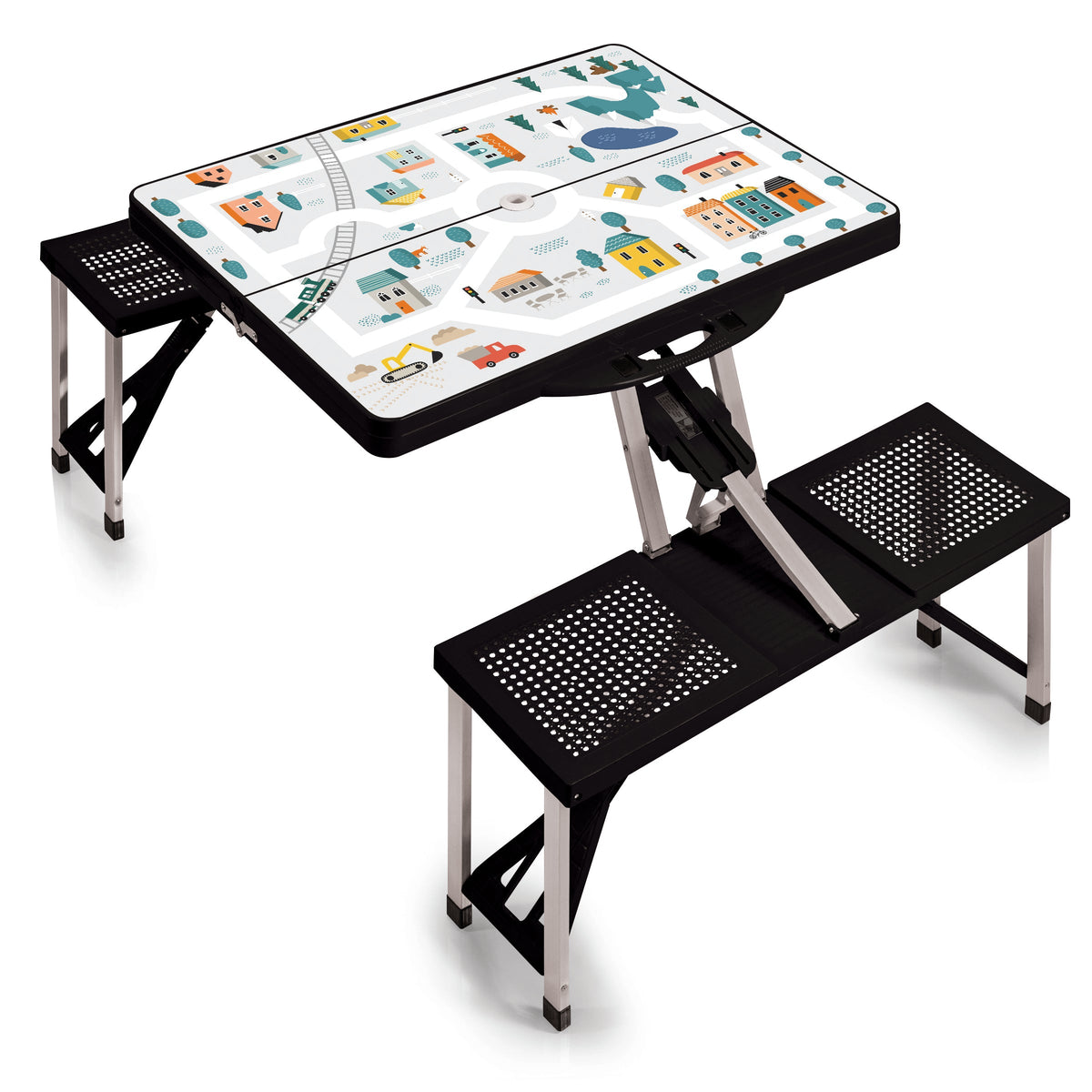 Picnic Time  Picnic Table Portable Folding Table with Seats