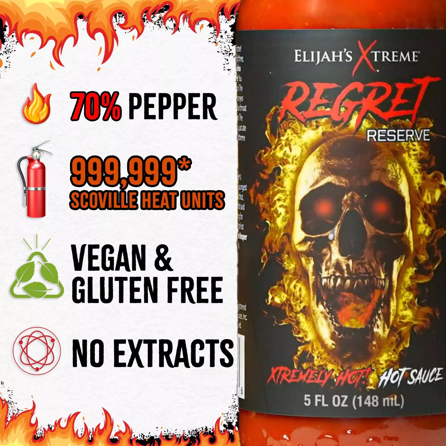 Elijah's Xtreme REGRET 𝘙𝘌𝘚𝘌𝘙𝘝𝘌 HOT SAUCE