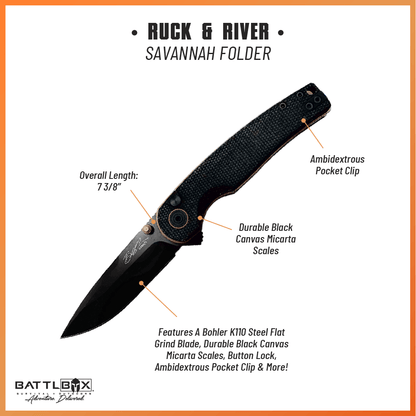 Ruck & River Savannah Folding Knife - Angler's Pro Tackle & Outdoors