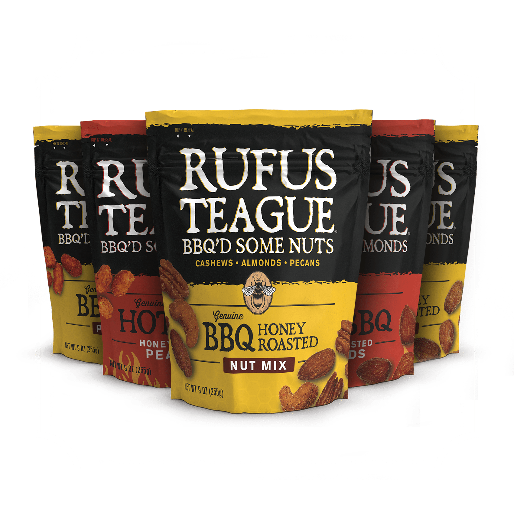 Rufus Teague BBQ NUTS - FULL VARIETY 6 PACK - Angler's Pro Tackle & Outdoors