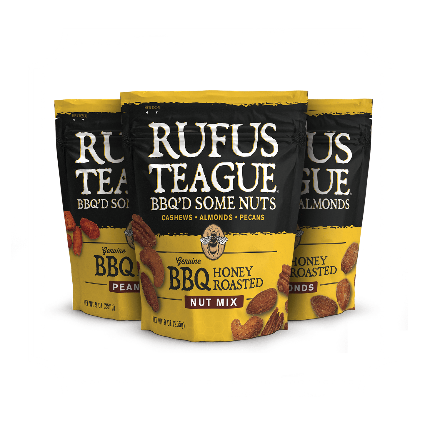 Rufus Teague BBQ NUTS - VARIETY 3 PACK - Angler's Pro Tackle & Outdoors