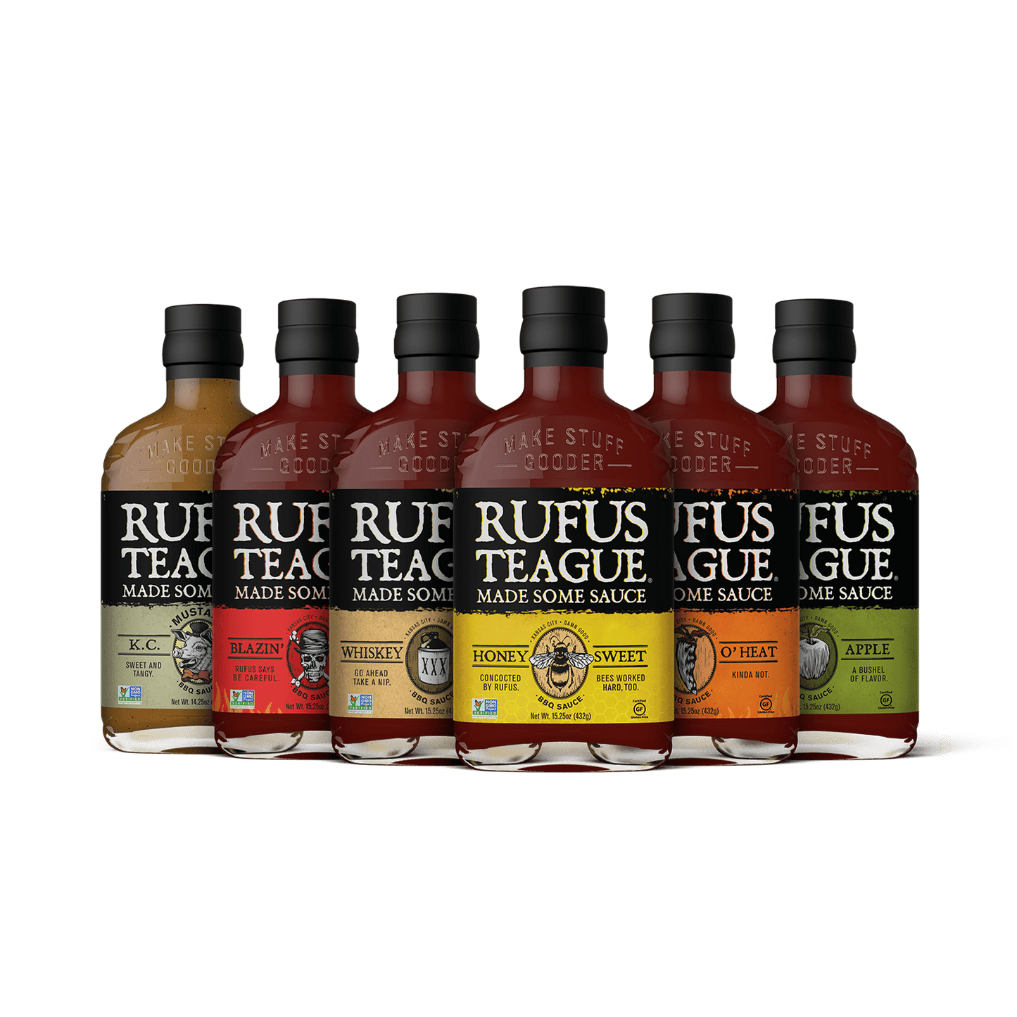 Rufus Teague BBQ SAUCE VARIETY PACK - Angler's Pro Tackle & Outdoors