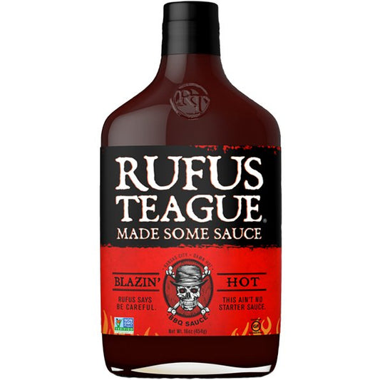 Rufus Teague Blazin' Hot Barbecue Sauce 16 oz. - Angler's Pro Tackle & Outdoors