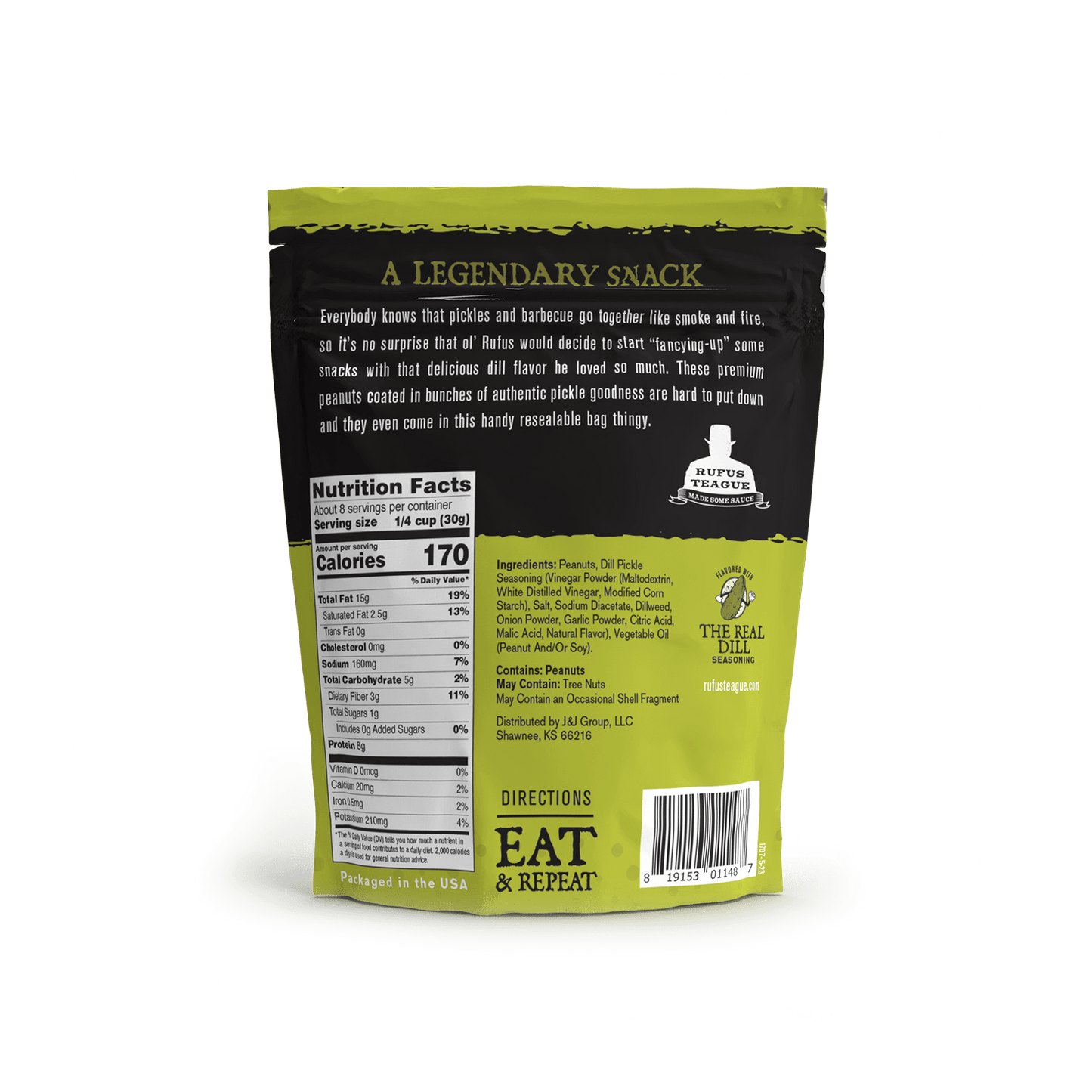 Rufus Teague DILL PICKLE PEANUTS - Angler's Pro Tackle & Outdoors