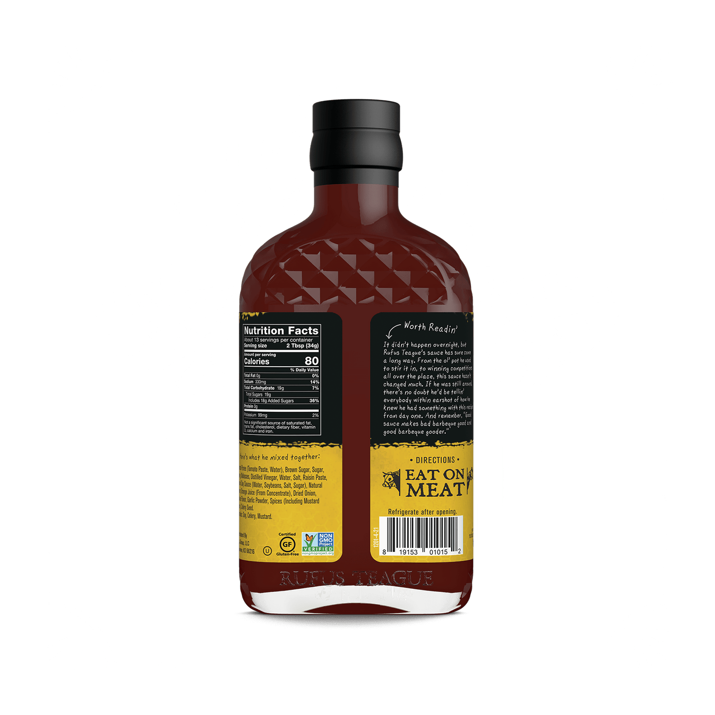 Rufus Teague HONEY SWEET BBQ SAUCE - Angler's Pro Tackle & Outdoors