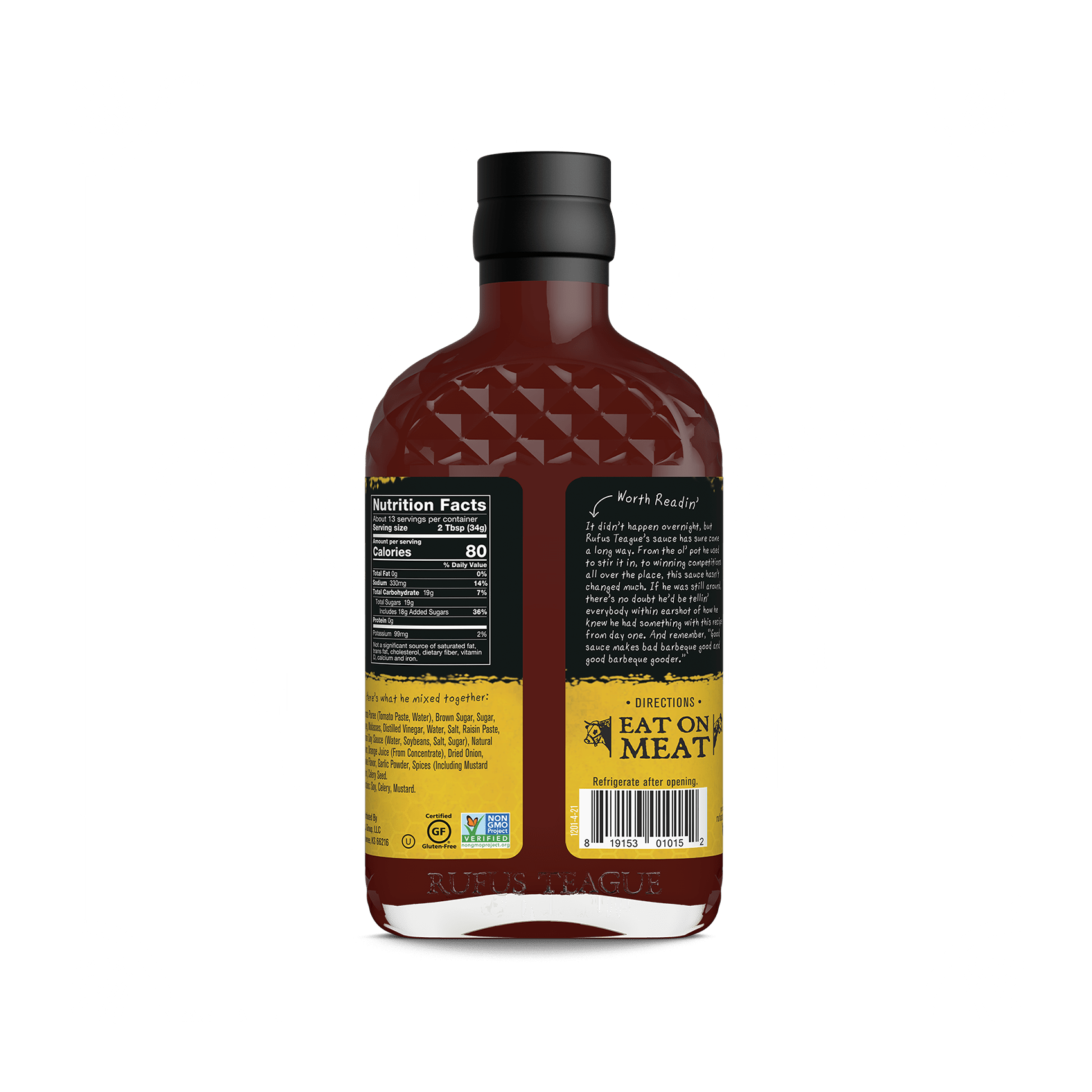 Rufus Teague HONEY SWEET BBQ SAUCE - Angler's Pro Tackle & Outdoors