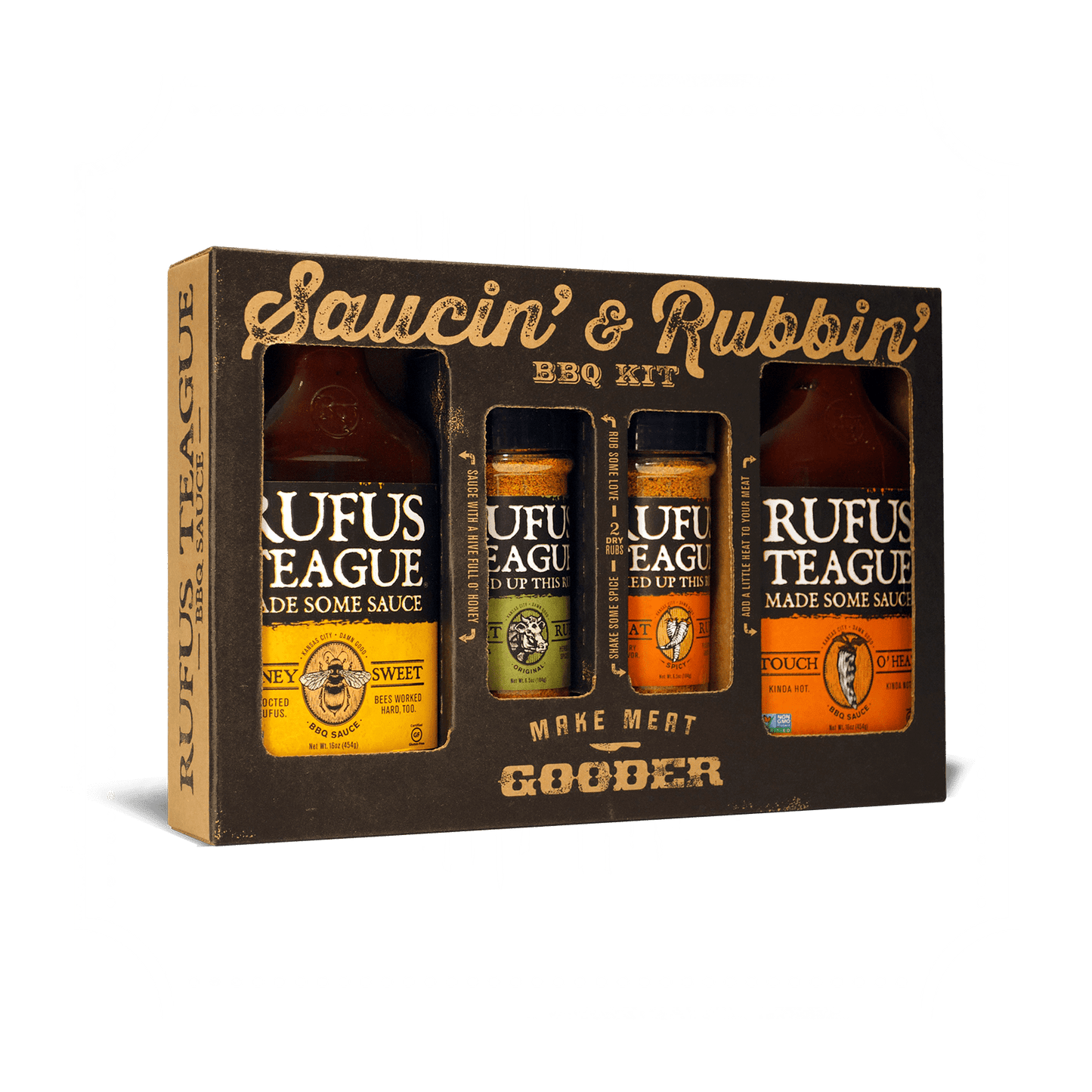 Rufus Teague SAUCIN' & RUBBIN' KIT (4 pack) - Angler's Pro Tackle & Outdoors