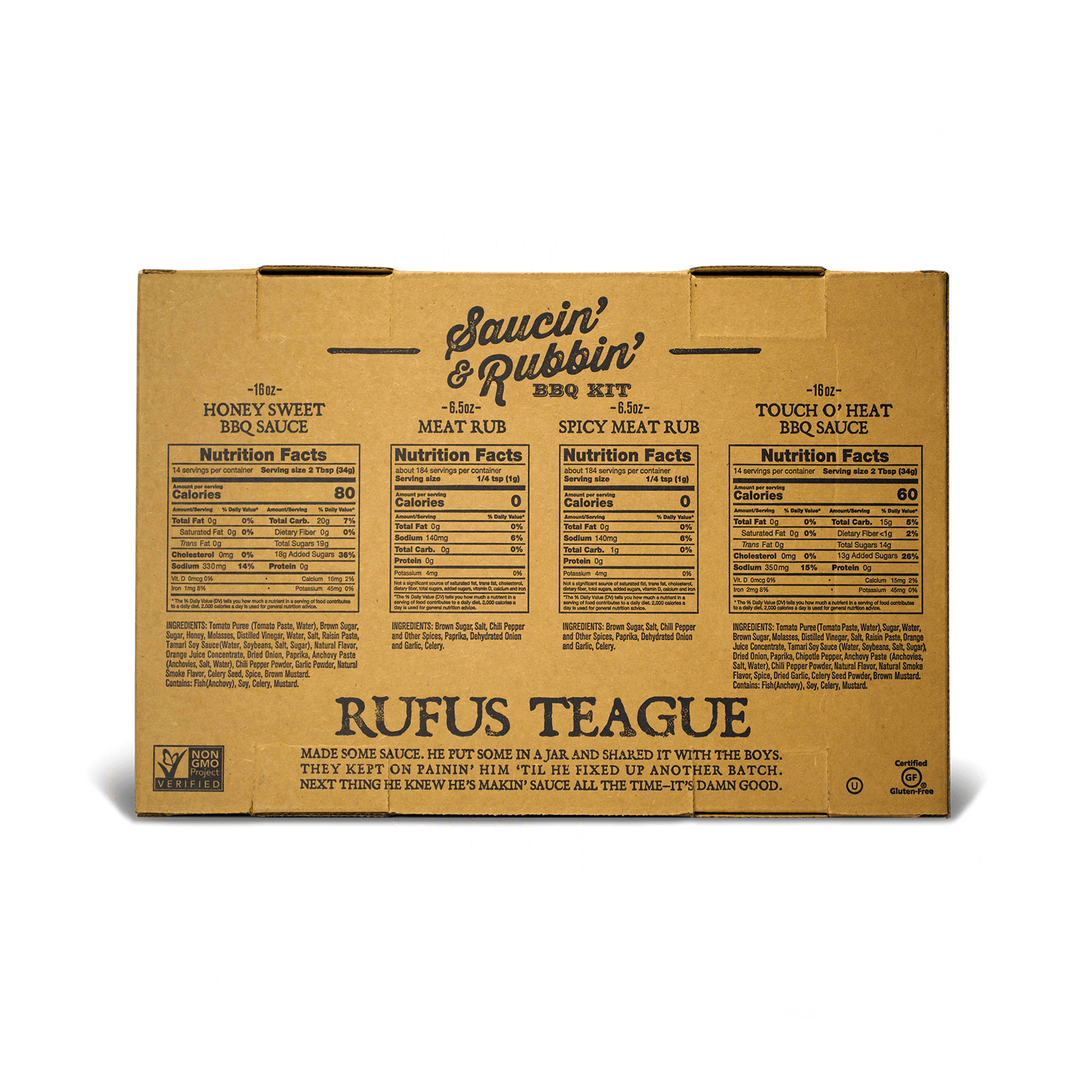 Rufus Teague SAUCIN' & RUBBIN' KIT (4 pack) - Angler's Pro Tackle & Outdoors