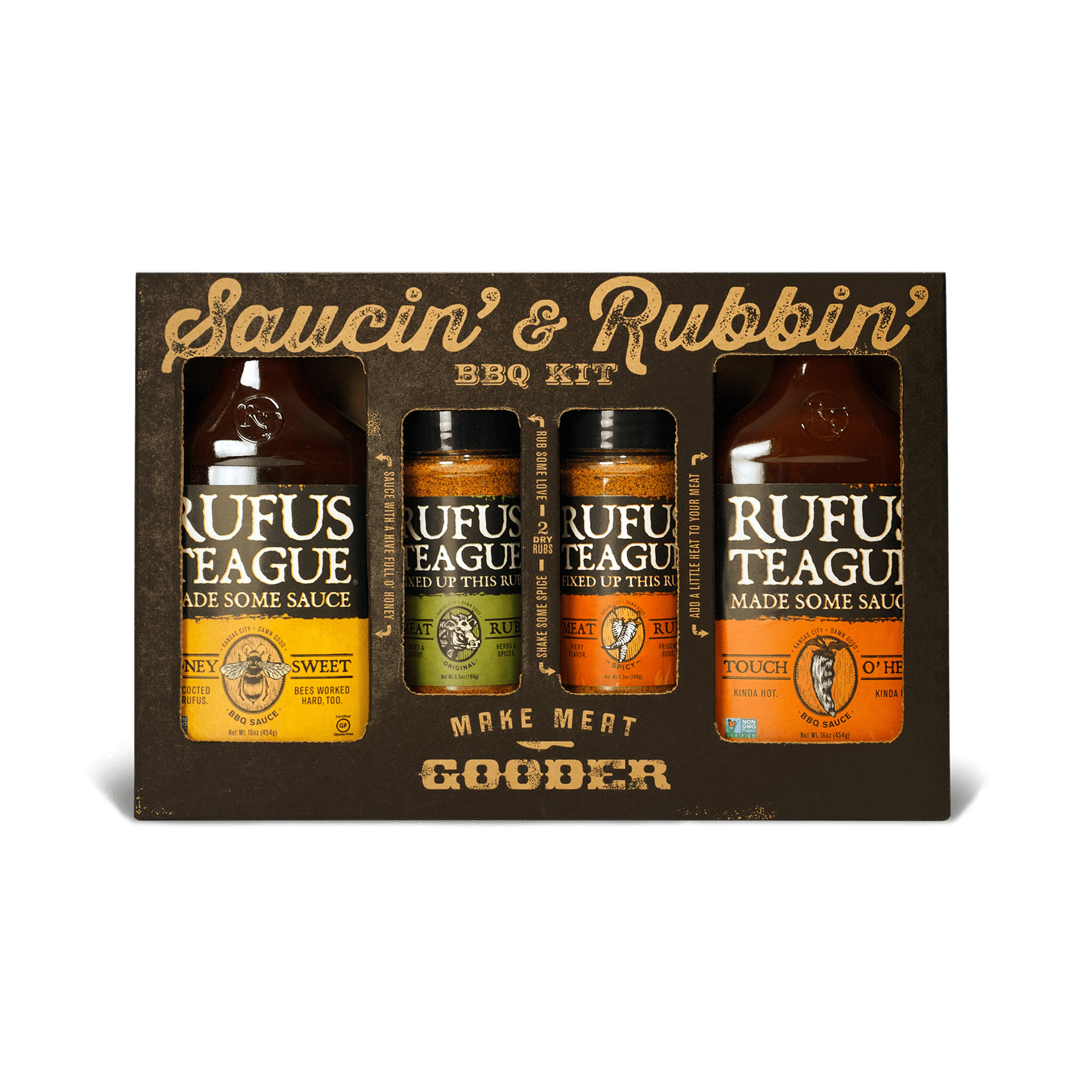 Rufus Teague SAUCIN' & RUBBIN' KIT (4 pack) - Angler's Pro Tackle & Outdoors