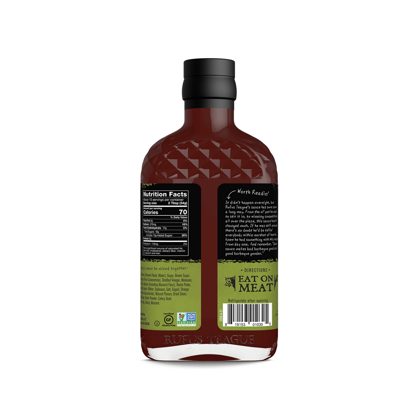 Rufus Teague SMOKY APPLE BBQ SAUCE - Angler's Pro Tackle & Outdoors