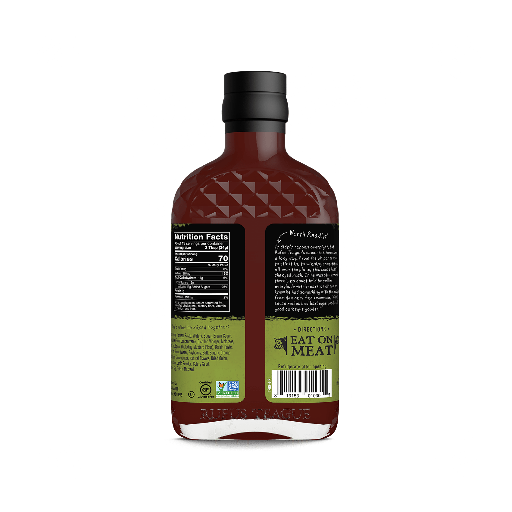 Rufus Teague SMOKY APPLE BBQ SAUCE - Angler's Pro Tackle & Outdoors