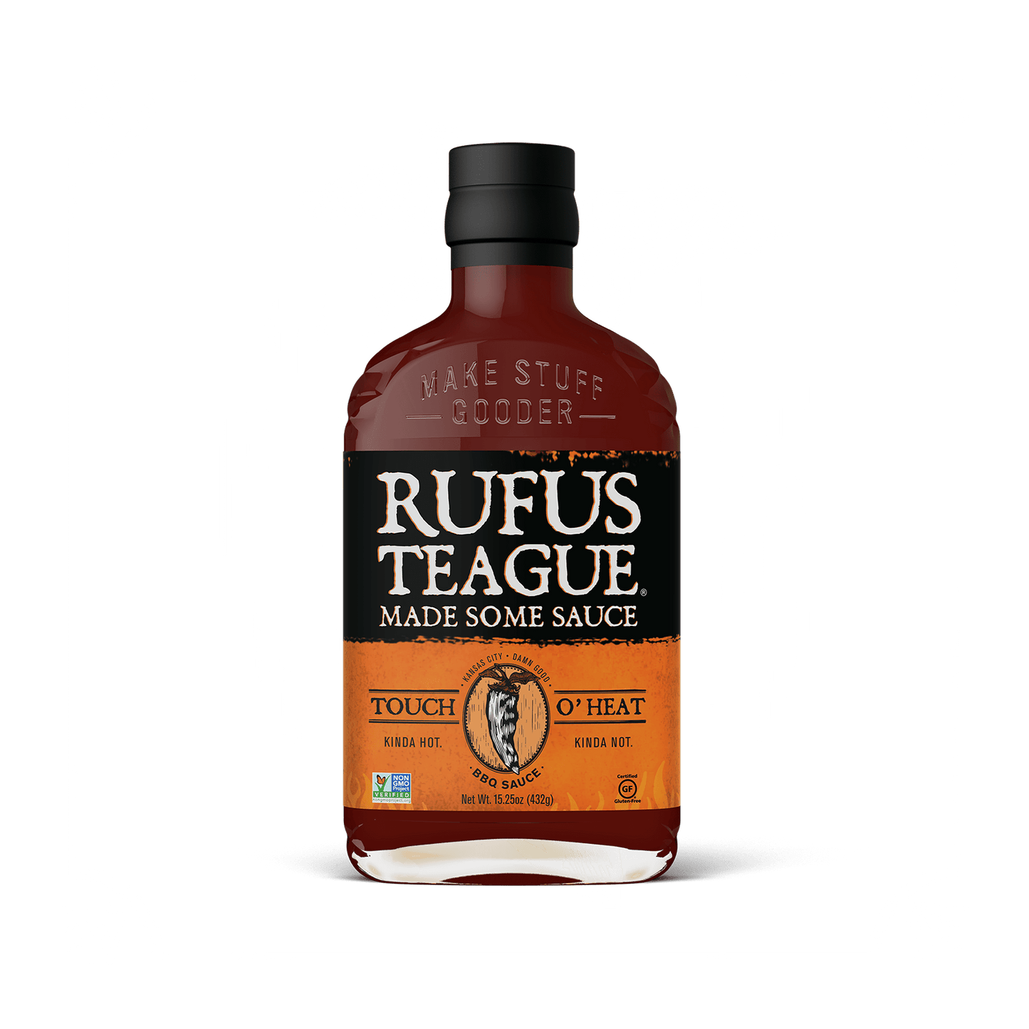 Rufus Teague TOUCH O' HEAT BBQ SAUCE - Angler's Pro Tackle & Outdoors