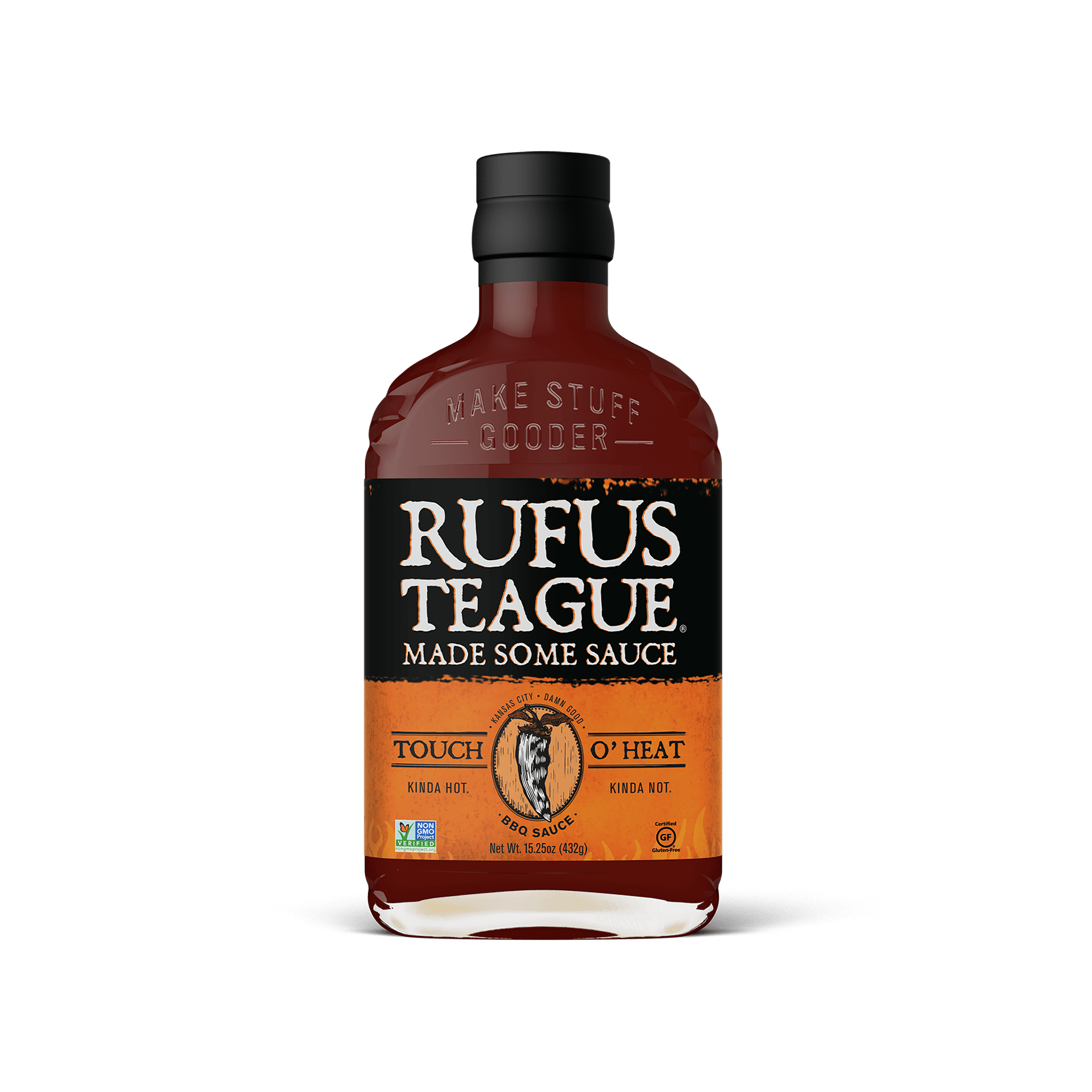 Rufus Teague TOUCH O' HEAT BBQ SAUCE - Angler's Pro Tackle & Outdoors