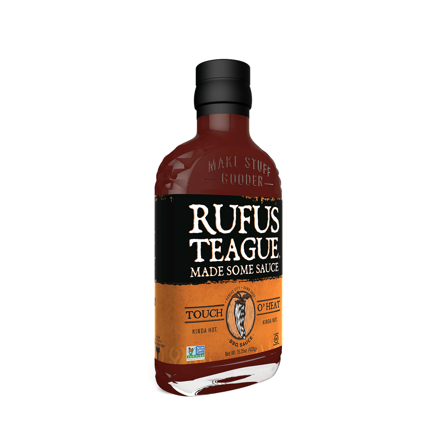 Rufus Teague TOUCH O' HEAT BBQ SAUCE - Angler's Pro Tackle & Outdoors