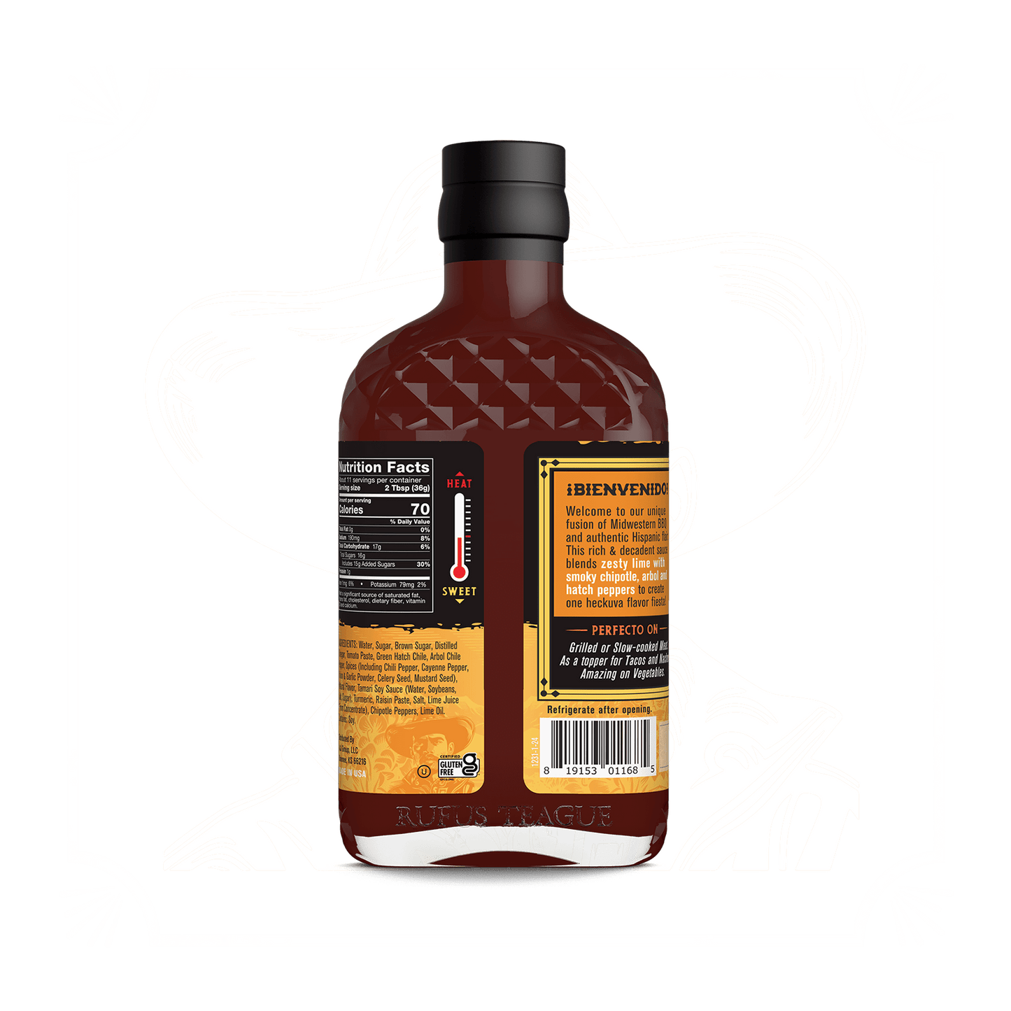 Rufus Teague TRES CHILES PICA DULCE BBQ SAUCE - Angler's Pro Tackle & Outdoors