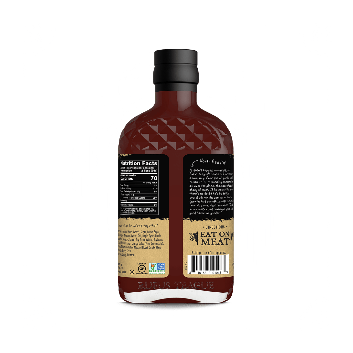 Rufus Teague WHISKEY MAPLE BBQ SAUCE - Angler's Pro Tackle & Outdoors