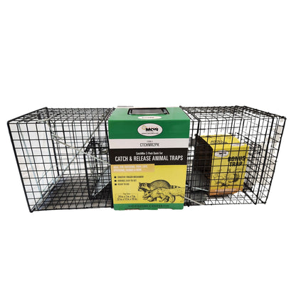 Rugged Ranch CatchMor Live Animal Multi Catch 2 Pack Trap, 1 Large & 1 Small - Angler's Pro Tackle & Outdoors