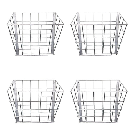 Rugged Ranch Livestock Steel Hay Feeder Rack for Goats, Sheep and Horses, 4 Pack - Angler's Pro Tackle & Outdoors