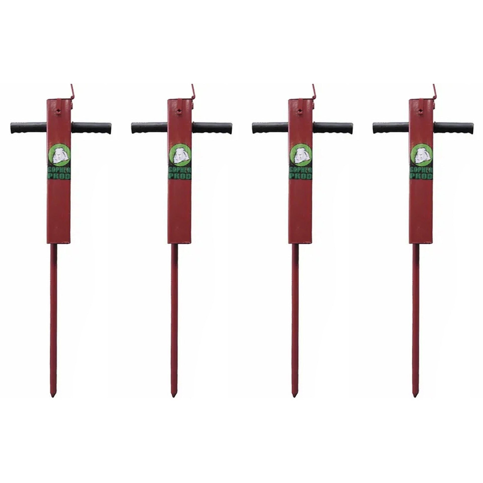 Rugged Ranch Professional Gopher Prod Tool, Red (4 Pack) - Angler's Pro Tackle & Outdoors