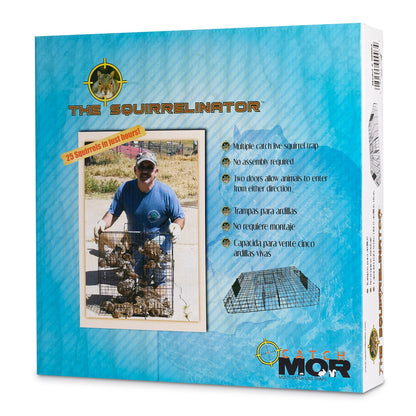 Rugged Ranch SQRTO Squirrelinator Trap CatchMor Live Animal 2 Door Metal Cage - Angler's Pro Tackle & Outdoors