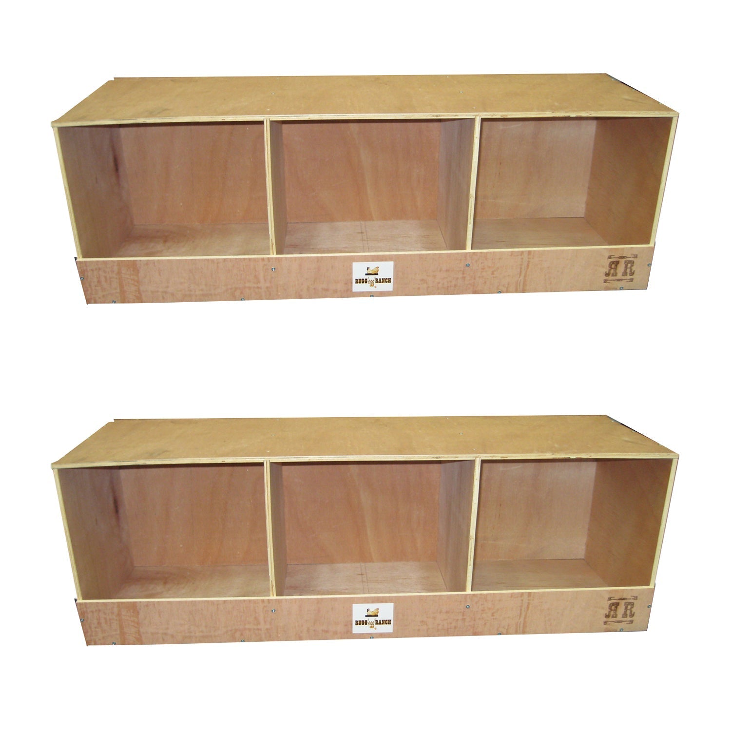 Rugged Ranch TRIPLEX RuggEgg Wooden Chicken Coop Triple Nesting Boxes (2 Pack) - Angler's Pro Tackle & Outdoors