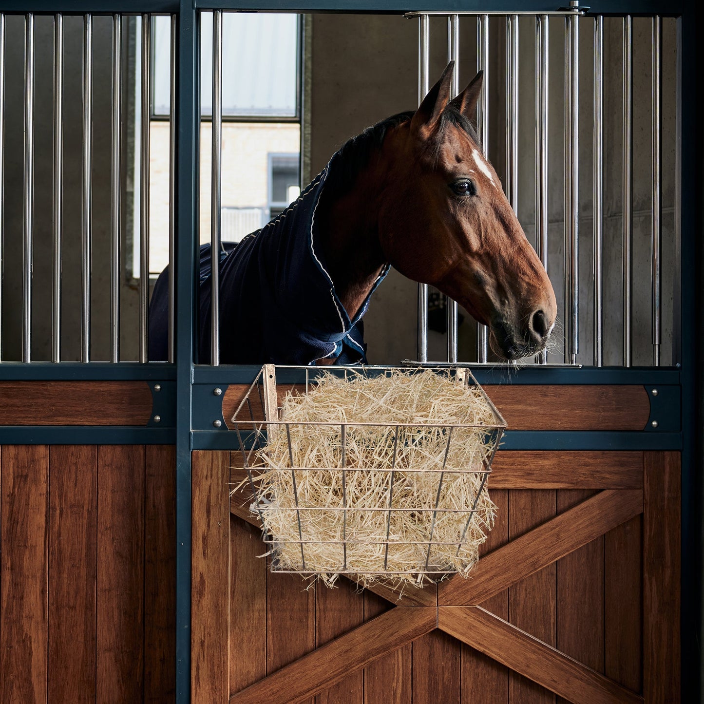 Rugged Ranch Wall Mounted Rustproof Steel Sheep & Goat Livestock Hay Feeder Rack - Angler's Pro Tackle & Outdoors