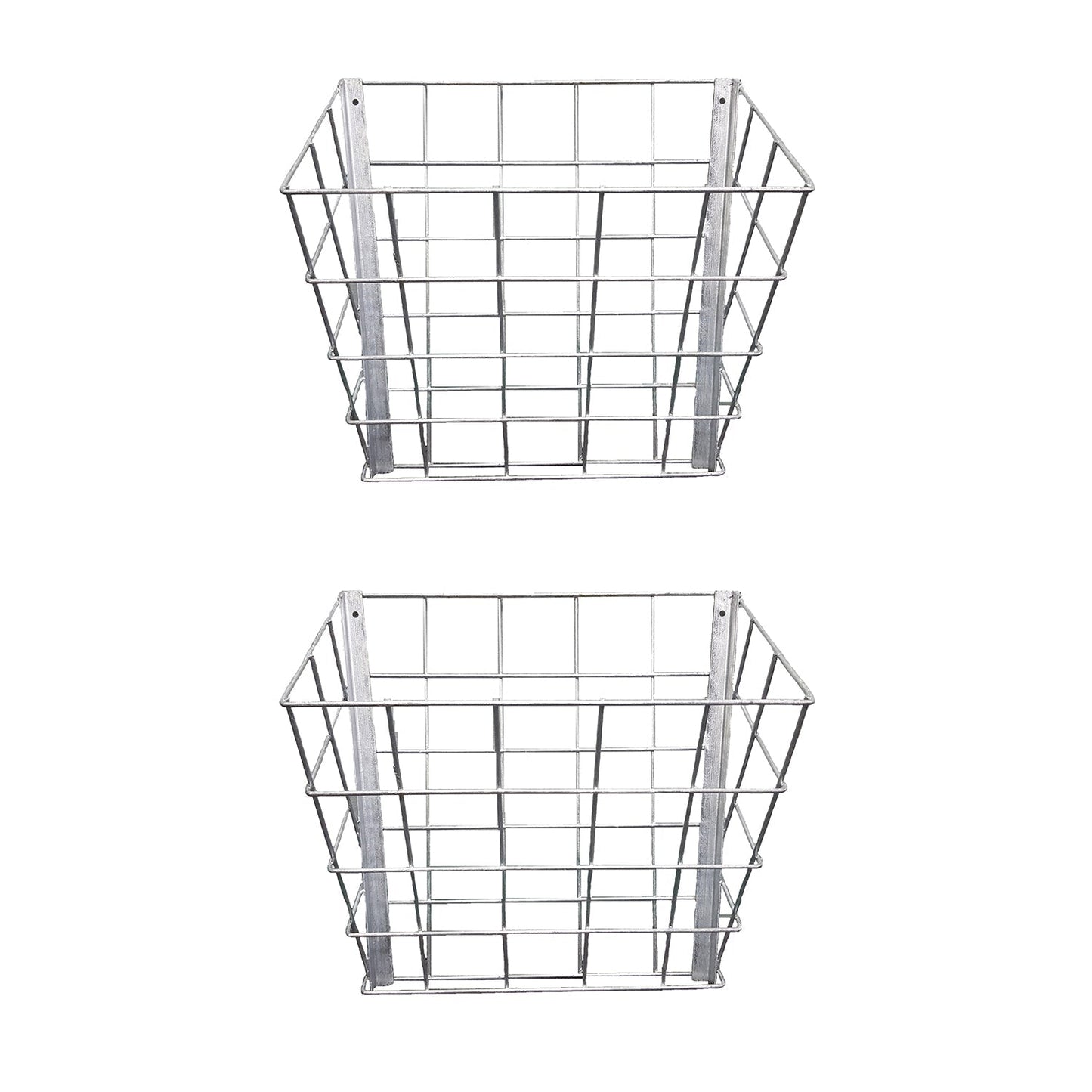 Rugged Ranch Wall Mounted Steel Sheep & Goat Livestock Hay Feeder Rack (2 Pack) - Angler's Pro Tackle & Outdoors