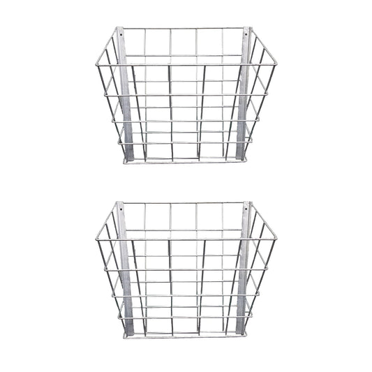 Rugged Ranch Wall Mounted Steel Sheep & Goat Livestock Hay Feeder Rack (2 Pack) - Angler's Pro Tackle & Outdoors