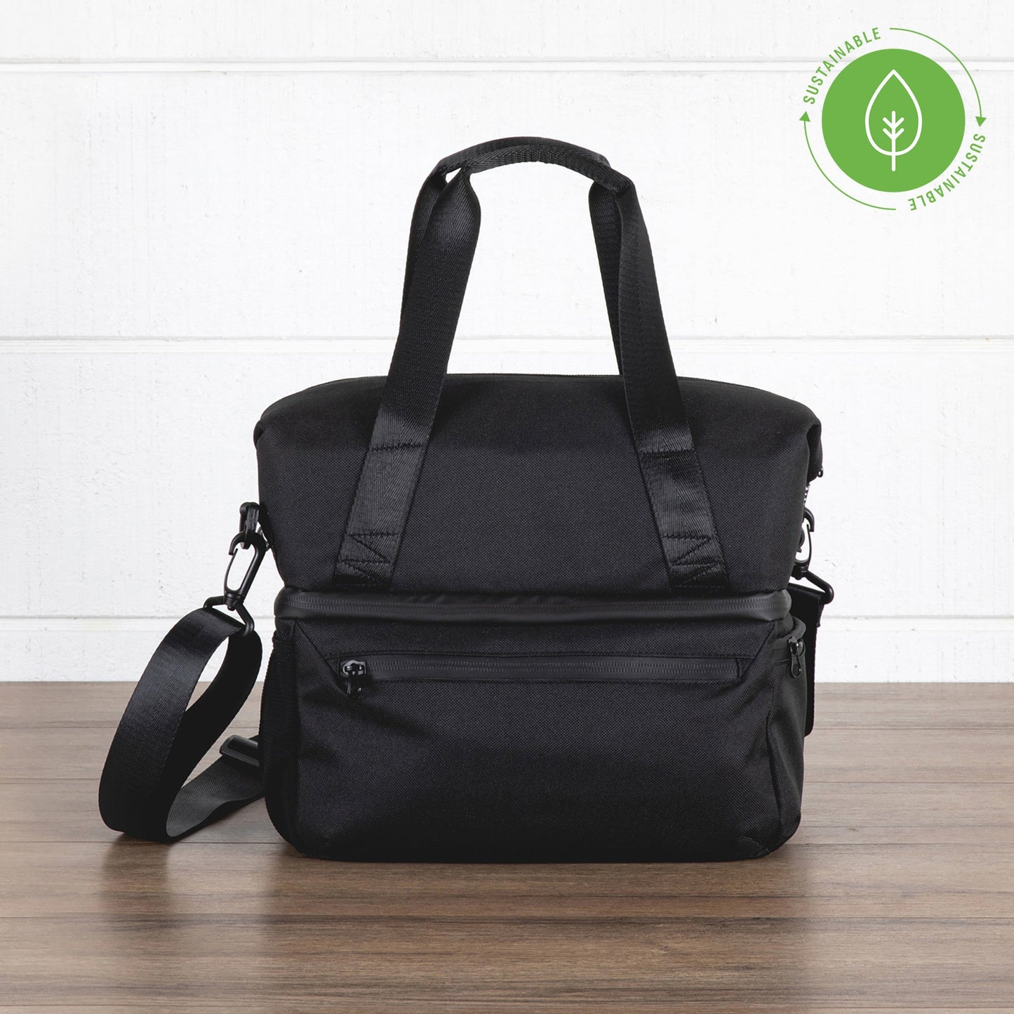 Picnic Time Tarana Recycled Lunch Bag Cooler with Utensils