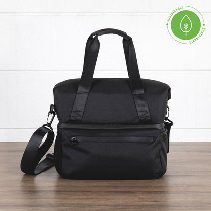 Picnic Time Tarana Recycled Lunch Bag Cooler with Utensils