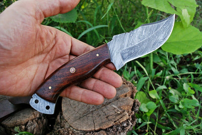 KBS Knives Custom Handmade Damascus Steel Hunting Knife