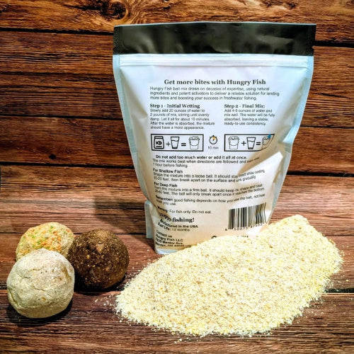HungryFish GroundBait Mix - ( Plain ) 2 lb