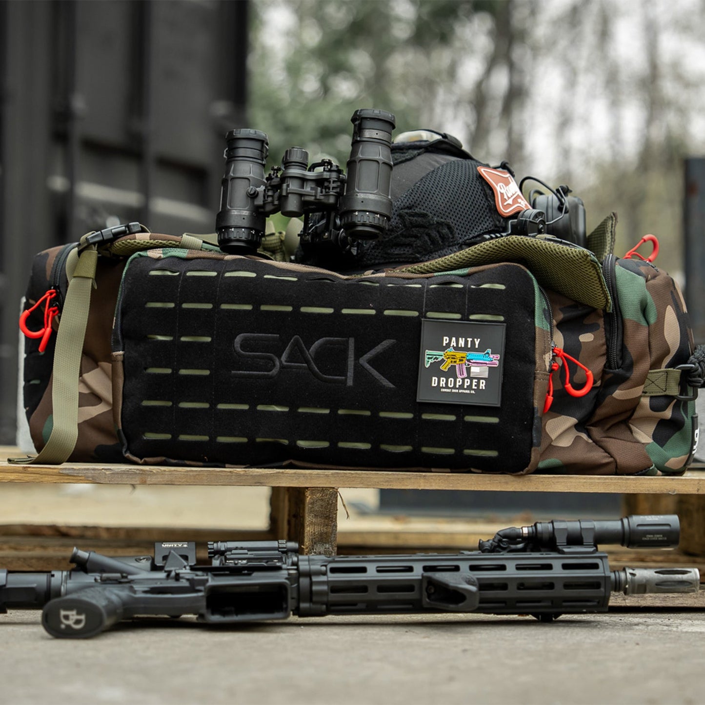 Combat Iron Apparel 50L Sack™ Duffle Hybrid Double Carry Bag