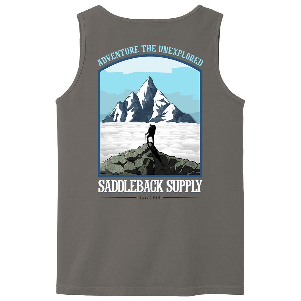Saddleback Adventure the Unexplored Pigment Tank Top - Angler's Pro Tackle & Outdoors