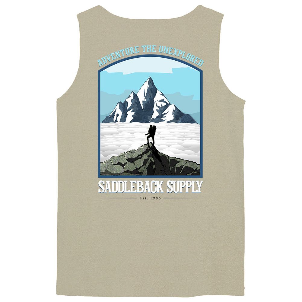 Saddleback Adventure the Unexplored Pigment Tank Top - Angler's Pro Tackle & Outdoors