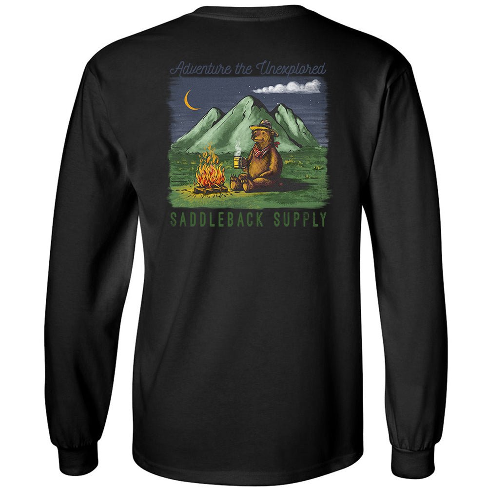 Saddleback Camping Bear Long Sleeve Tee - Angler's Pro Tackle & Outdoors