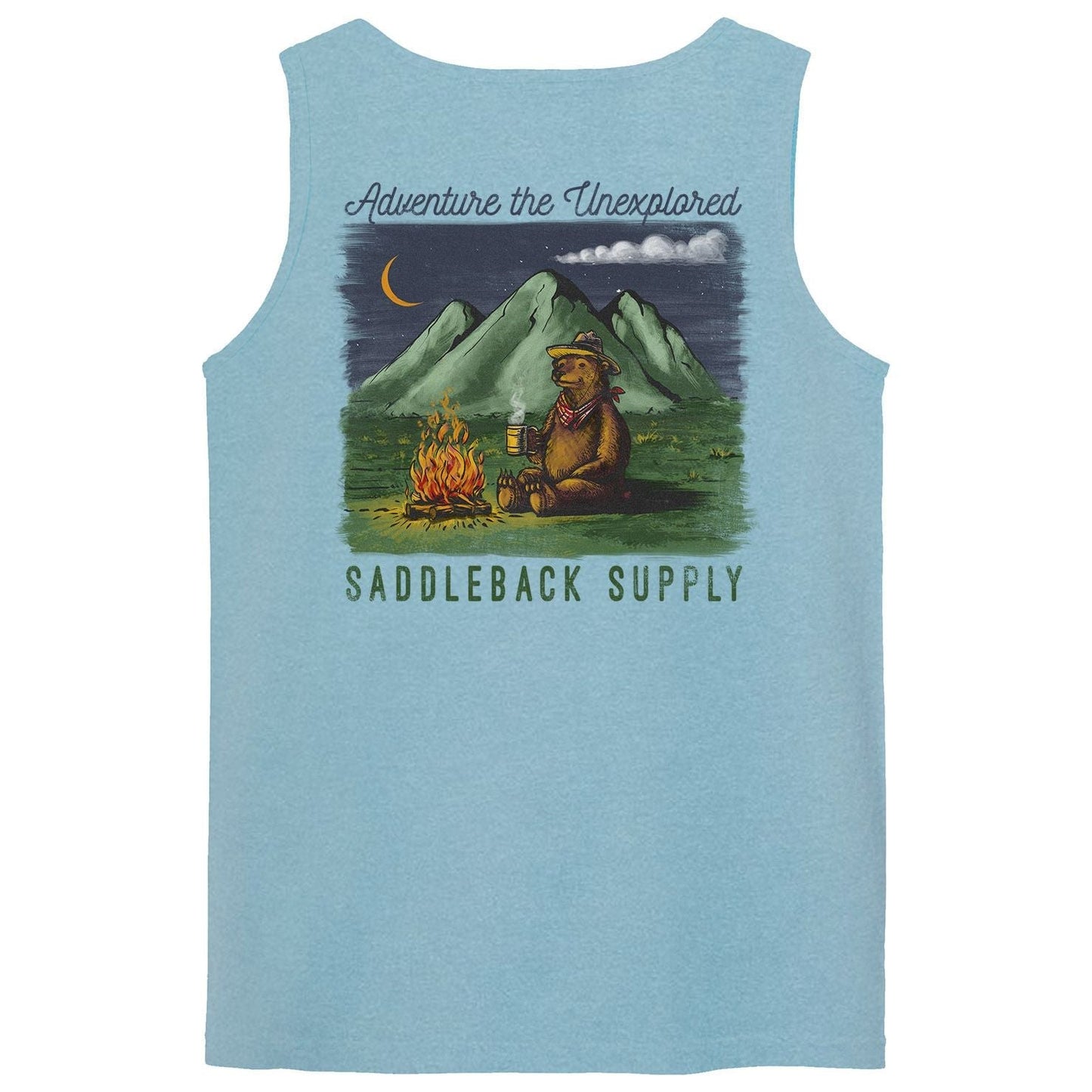 Saddleback Camping Bear Pigment Tank Top - Angler's Pro Tackle & Outdoors