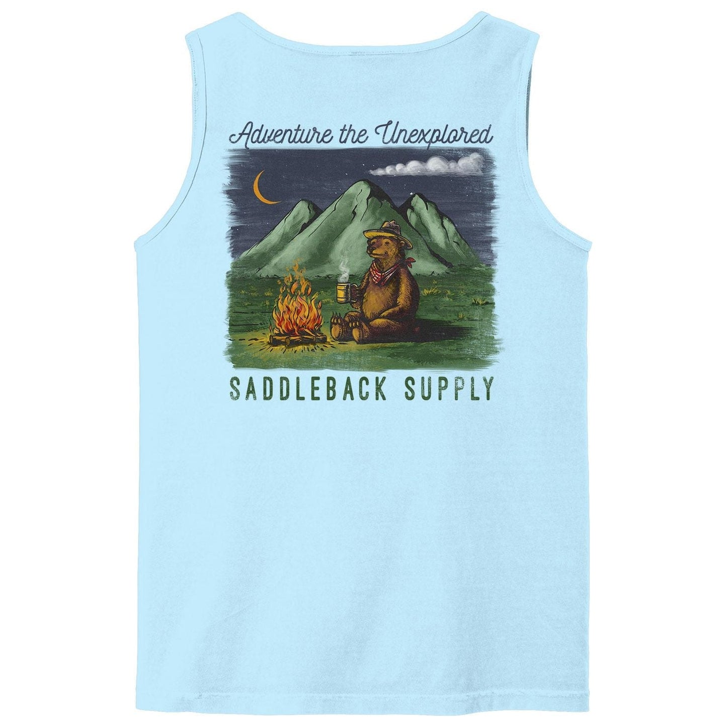 Saddleback Camping Bear Pigment Tank Top - Angler's Pro Tackle & Outdoors