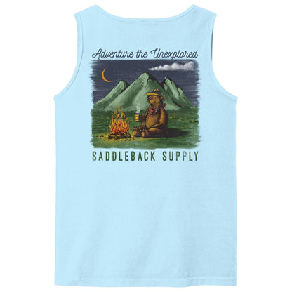 Saddleback Camping Bear Pigment Tank Top - Angler's Pro Tackle & Outdoors